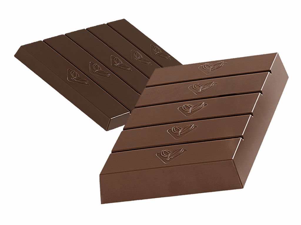Blocks of <br/>chocolate